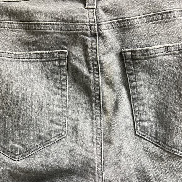 PAIGE Verdugo Ankle Side Zip Super Skinny Jeans Gray size 28 - Picture 11 of 14